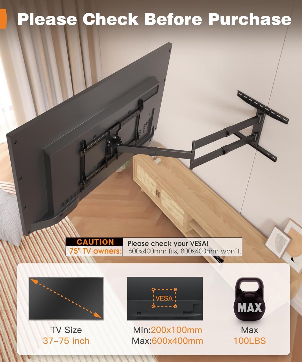 【ゆうちゃん】【新品未使用品】超ロングアーム テレビ壁掛け金具 ゆうちゃん】【新品未使用品】超ロングアーム テレビ壁掛け金具 ゆう